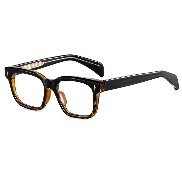 Xbora Unisex Full Rim Square Thick Tr 90 CP Eyeglasses  82194