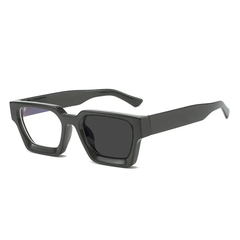Kocolior Unisex Full Rim Square Acetate Hyperopic Reading Glasses 229402 Reading Glasses Kocolior