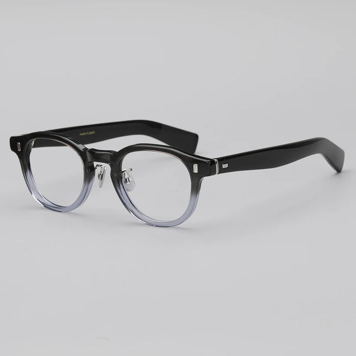 Hewei Unisex Full Rim Square Acetate Eyeglasses 0027 Full Rim Hewei C2  
