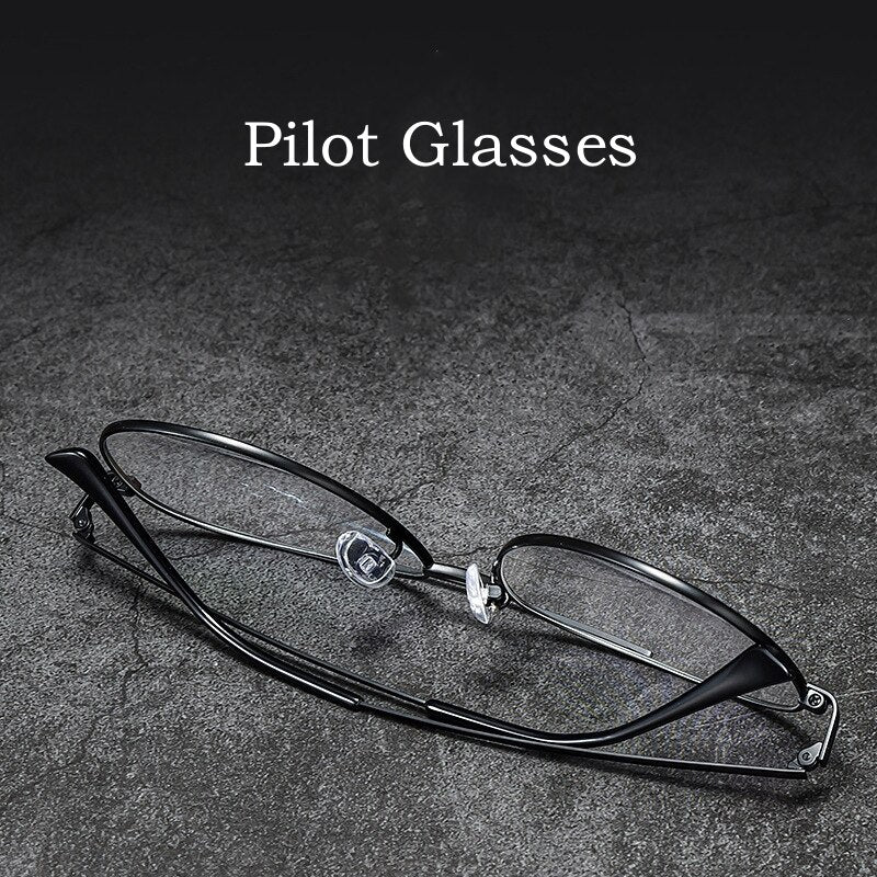 Yimaruili Unisex Full Rim Oval Double Bridge Titanium  Eyeglasses 2194 Full Rim Yimaruili Eyeglasses