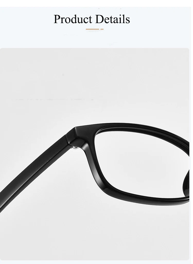 Bclear Unisex Small Full Rim Rectangle Plastic Eyeglasses 1058 Full Rim Bclear