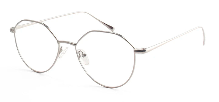 Esnbie Women's Full Rim Oval Round Alloy Eyeglasses 241272