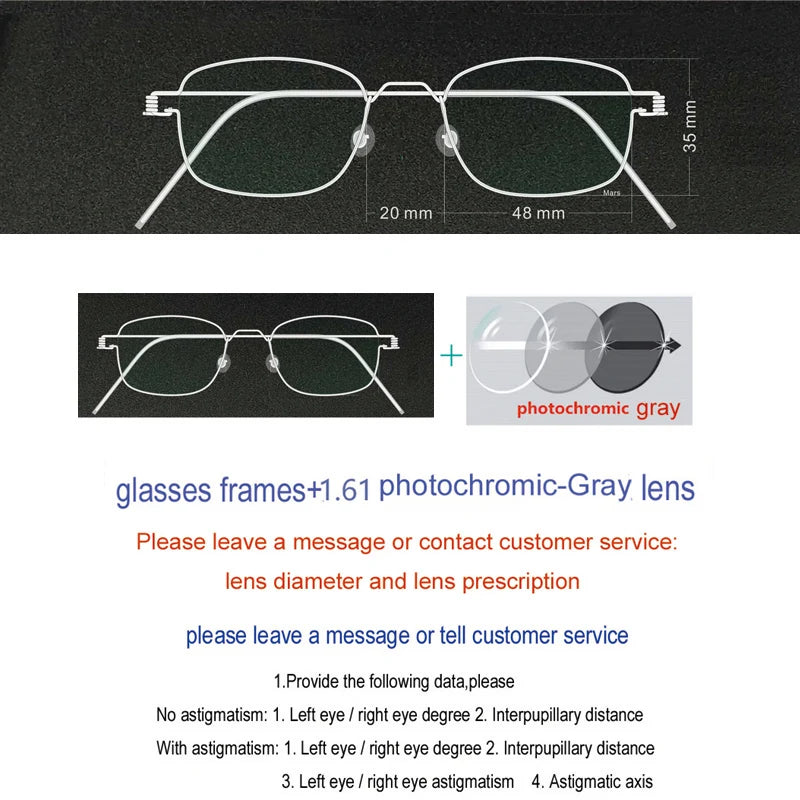 Yujo Unisex Full Rim Oval Square Screwless Steel Eyeglasses 61425