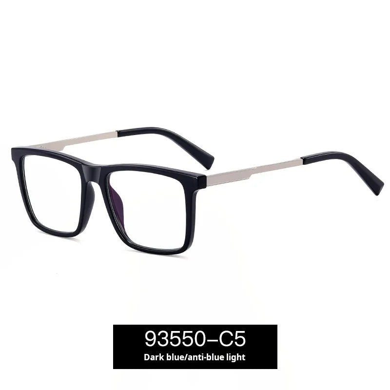 Momoja Unisex Full Rim Square Tr 90 Alloy Eyeglasses 93550