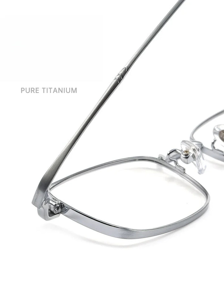 Yimaruli Men's Full Rim Square IP Titanium Eyeglasses  X15339t Full Rim Yimaruili Eyeglasses   