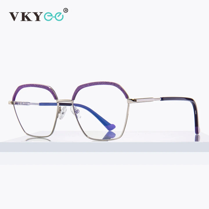 Vicky Women's Full Rim Polygon Alloy Reading Glasses 3017 Reading Glasses Vicky