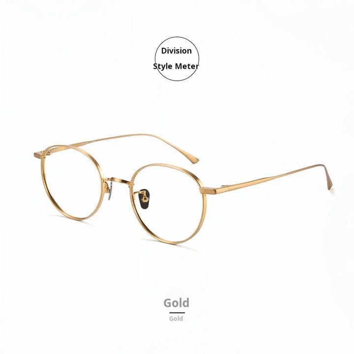 Momoja Women's Full Rim Oval Round Titanium Eyeglasses 721835
