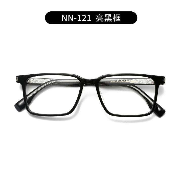 Nobler Unisex Full Rim Square Acetate Eyeglasses 84121 Full Rim Nobler C1