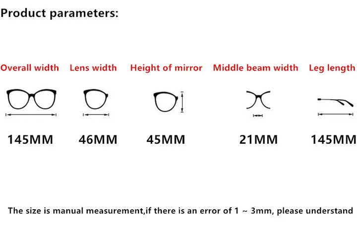 Nobler Unisex Full Rim Polygon Titanium Eyeglasses P073 Full Rim Nobler