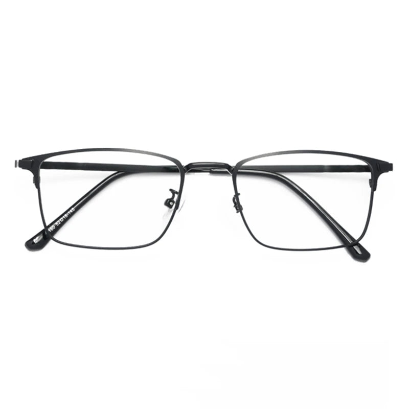 Kocolior Unisex Full Rim Square Alloy Reading Glasses 3160 Reading Glasses Kocolior Black 0