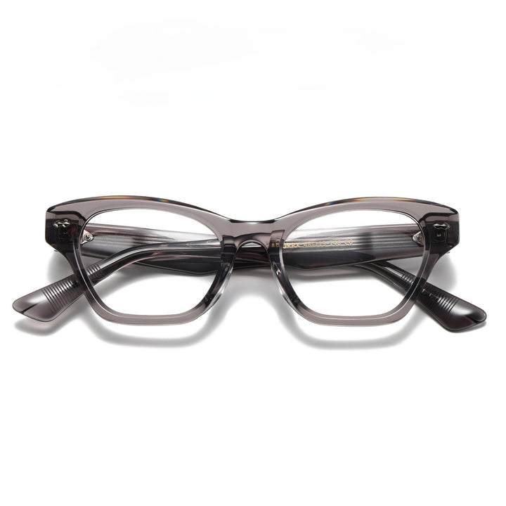 Hewei Unisex Full Rim Square Acetate Eyeglasses 59150