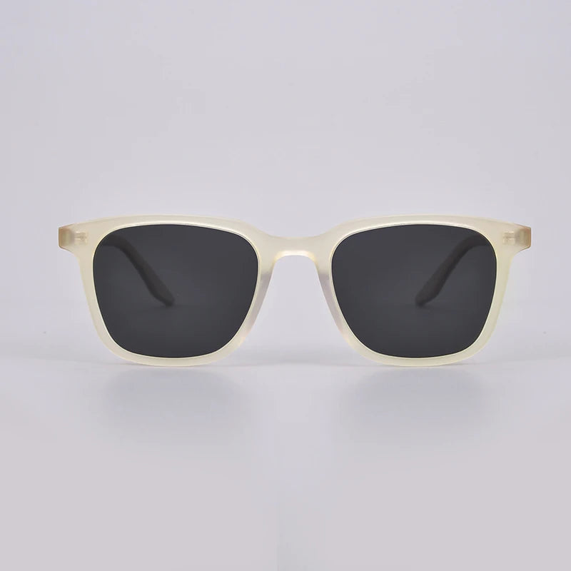 Black Mask Men's Full Rim Square Acetate Polarized Sunglasses 9020 Full Rim Black Mask