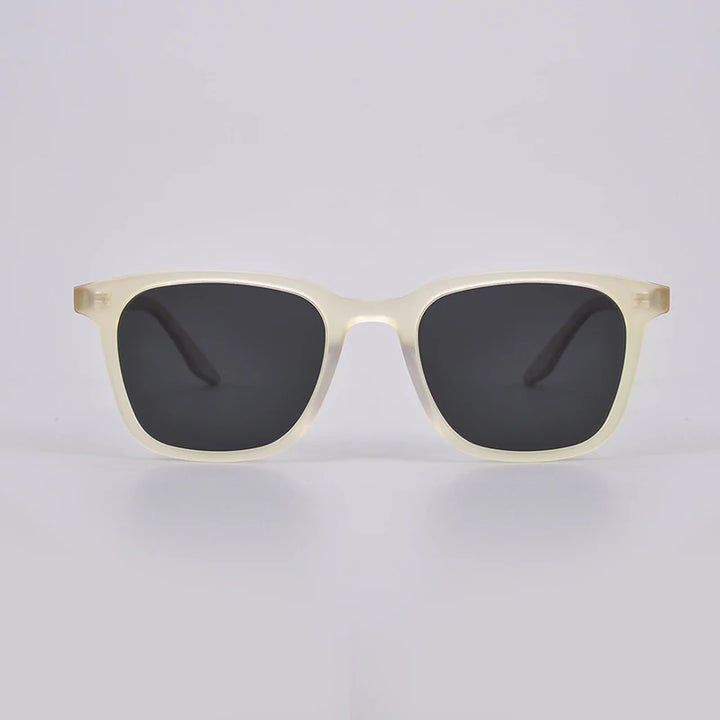 Black Mask Men's Full Rim Square Acetate Polarized Sunglasses 9020 Full Rim Black Mask