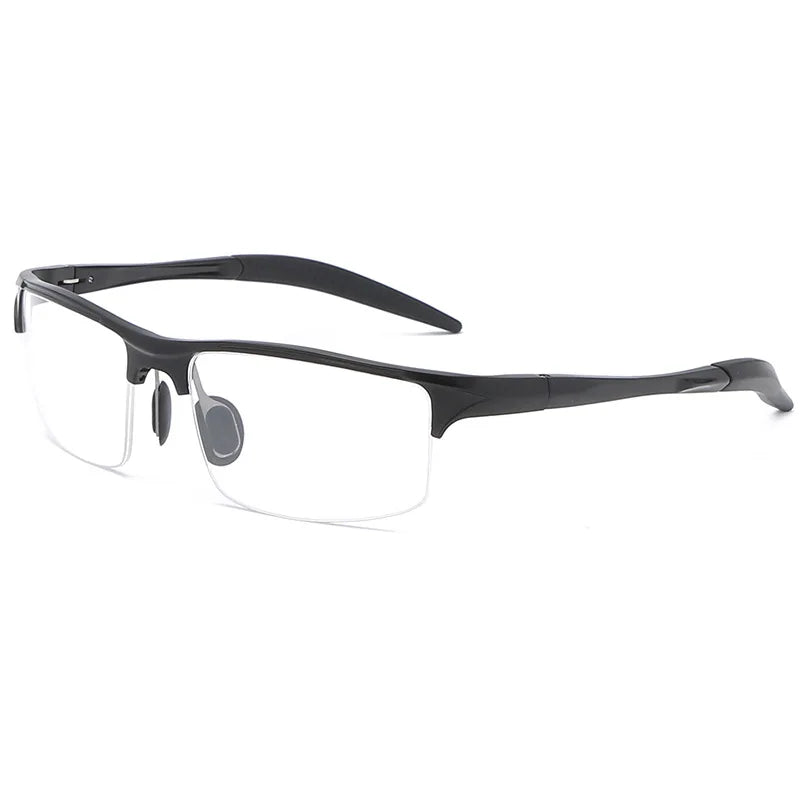 Yimaruili Women's Semi Rim Square Aluminum Sport Eyeglasses 81772