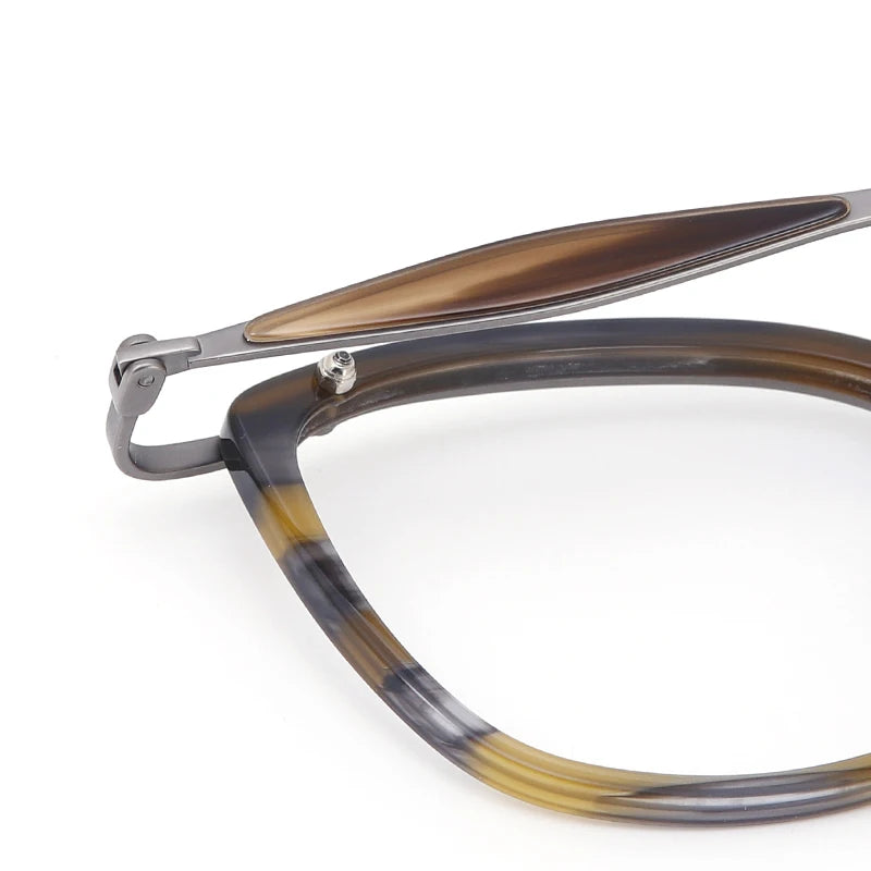 Muzz Unisex Full Rim Square Titanium Eyeglasses 6061 Full Rim Muzz