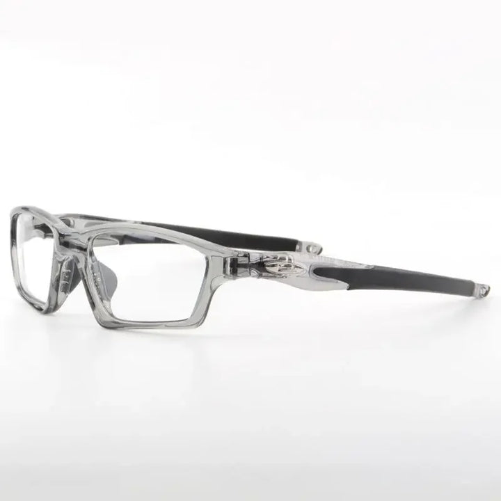 Cubojue Women's Full Rim Polygon Square Tr 90 Titanium Eyeglasses 18031