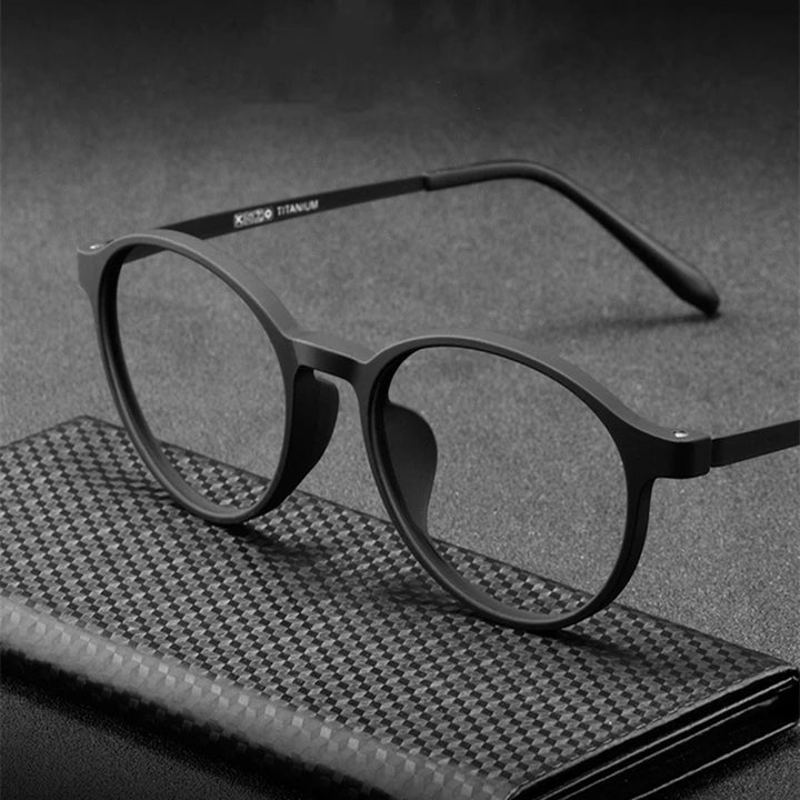 Kocolior Unisex Full Rim Round Plastic Reading Glasses A3050 Reading Glasses Kocolior