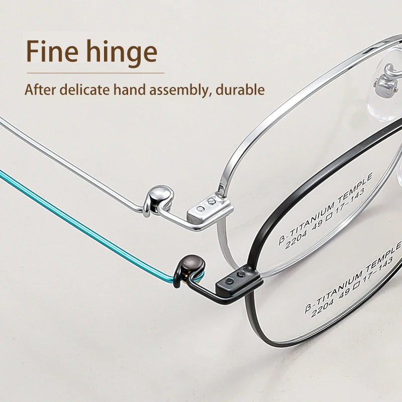 Vicky Women's Full Rim Oval Polygon Titanium Reading Glasses 42204 Reading Glasses Vicky