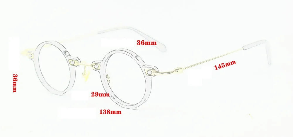 Cubojue Unisex Full Rim Round Acetate Reading Glasses 6449 Reading Glasses Cubojue