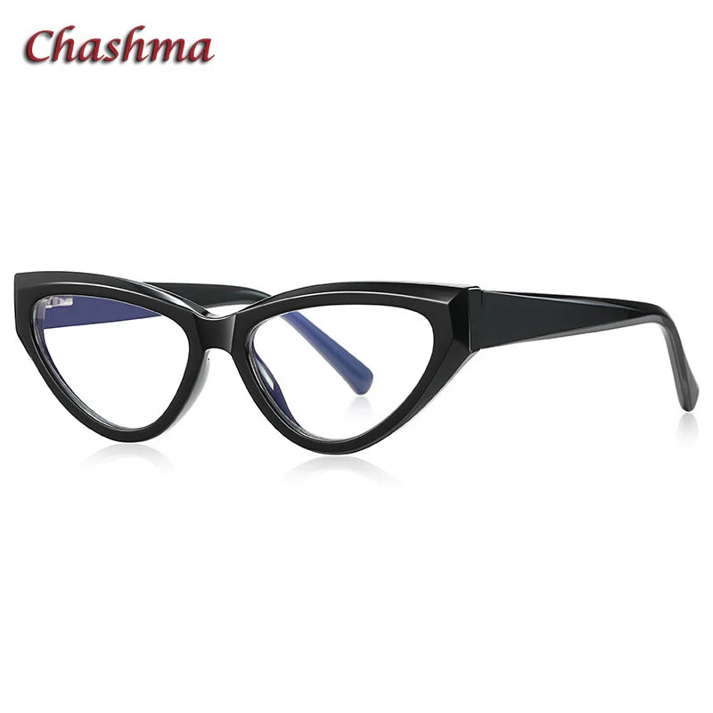 Chashma Ochki Women's Full Rim Cat Eye Tr 90 Titanium Eyeglasses 312153
