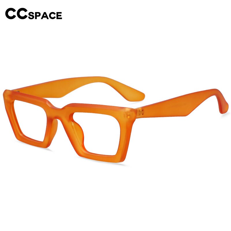 CCspace Unisex Full Rim Square Cat Eye Tr 90 Eyeglasses 55871 Full Rim CCspace