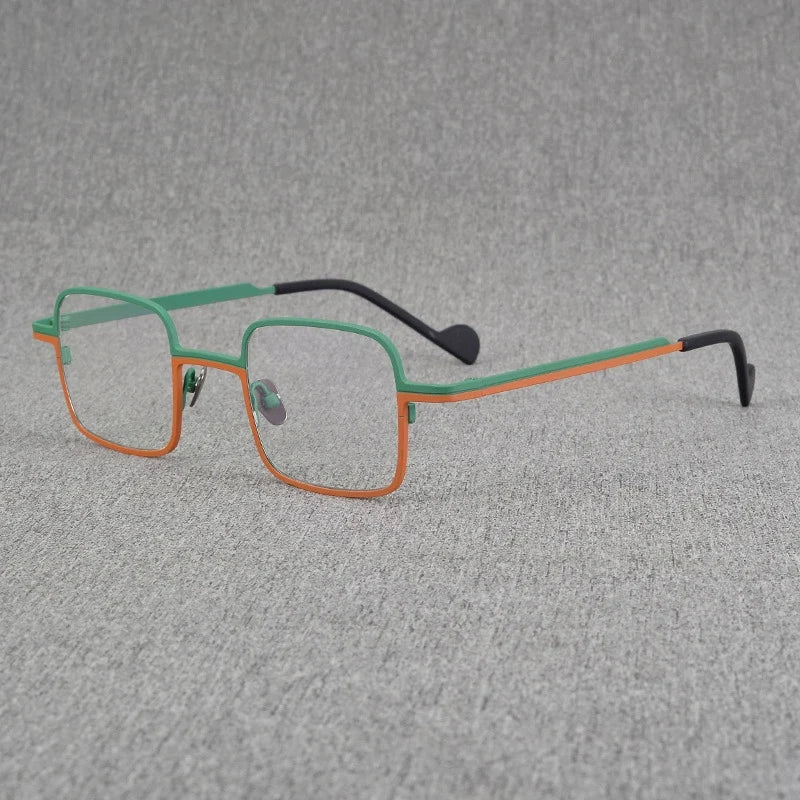 Nobler Unisex Full Rim Square Titanium Eyeglasses 185746 Full Rim Nobler C7