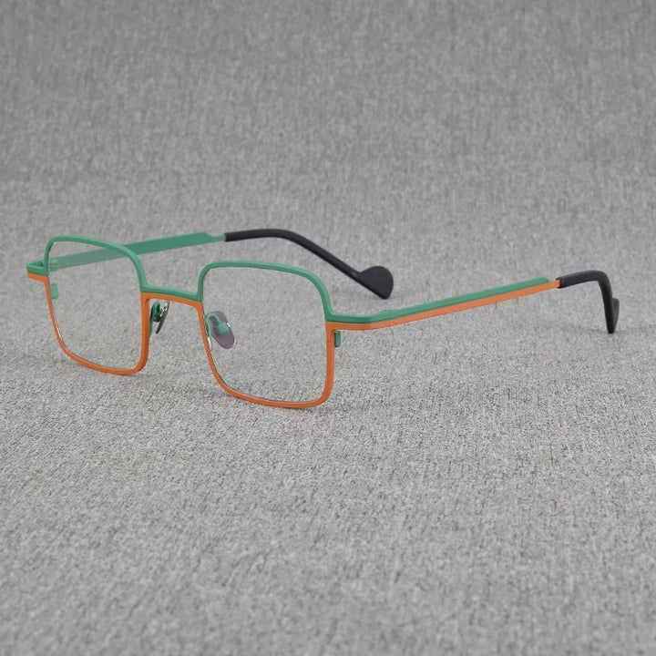 Nobler Unisex Full Rim Square Titanium Eyeglasses 185746 Full Rim Nobler C7