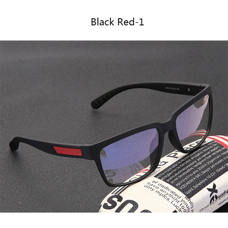 Hdcrafter Unisex Full Rim Square Tr 90 Titanium Eyeglasses 911058