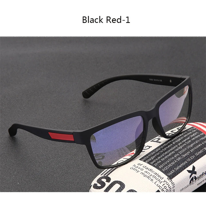 Hdcrafter Unisex Full Rim Square Tr 90 Titanium Eyeglasses 911058