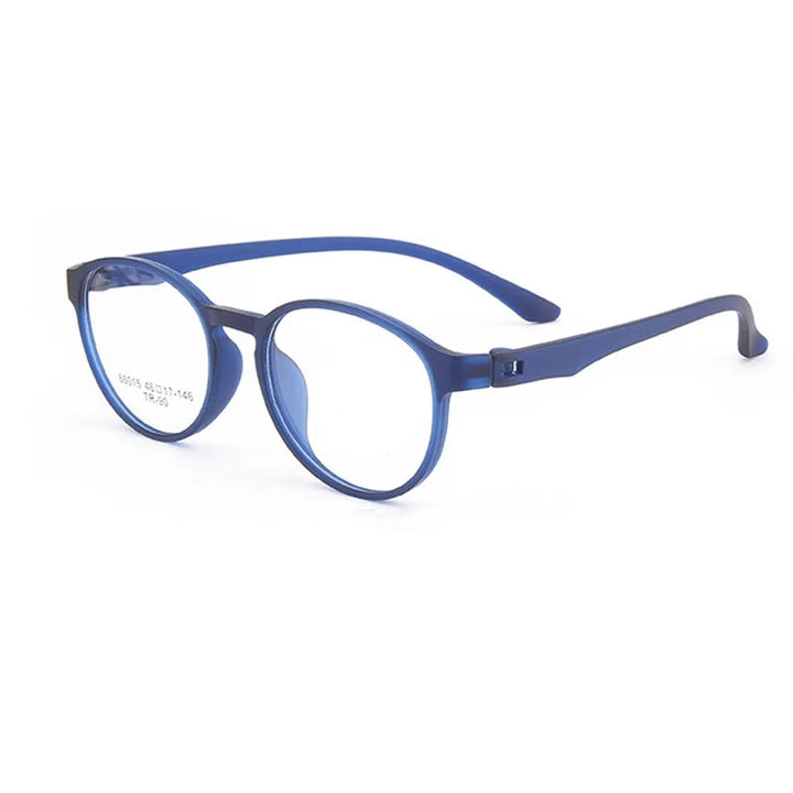 Kocolior Unisex Full Rim Oval Tr 90 Acetate Hyperopic Reading Glasses 66015 Reading Glasses Kocolior Blue 0
