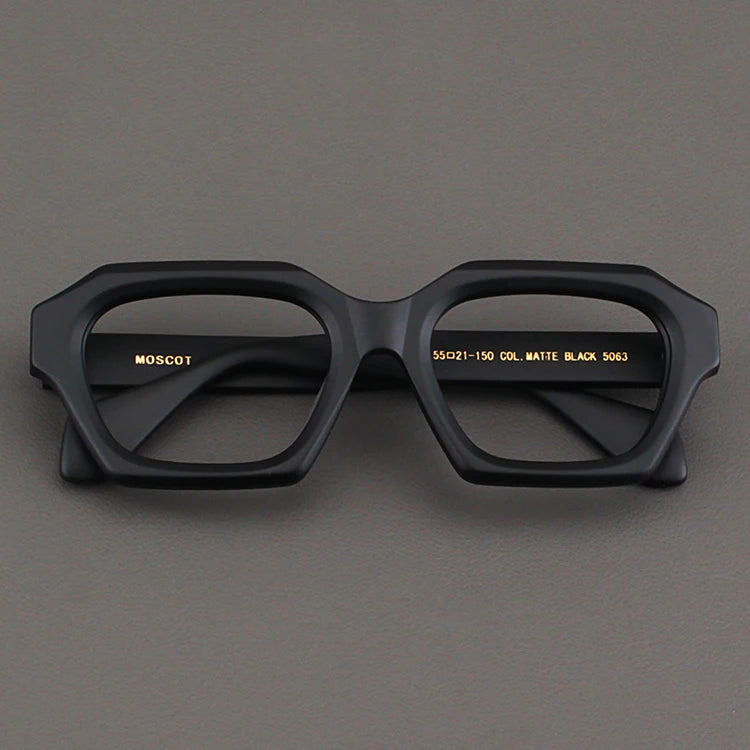 Nobler Unisex Full Rim Big Square Thick Acetate Eyeglasses 55063