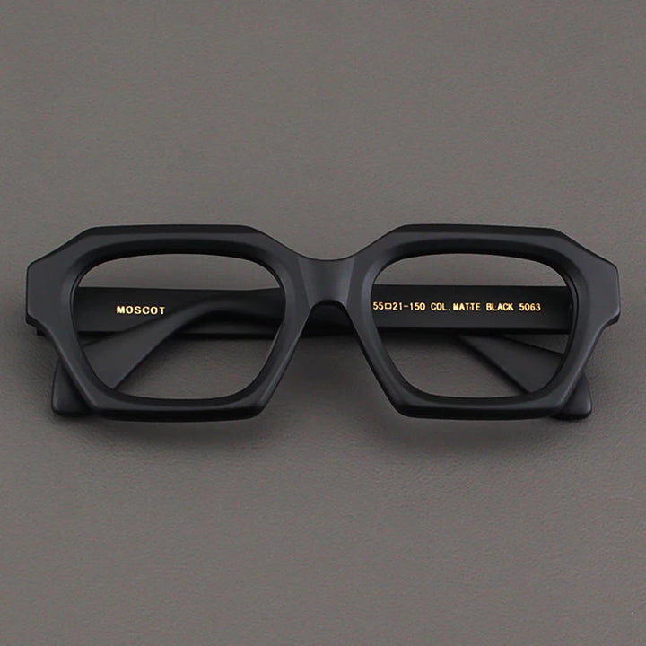 Nobler Unisex Full Rim Big Square Thick Acetate Eyeglasses 55063