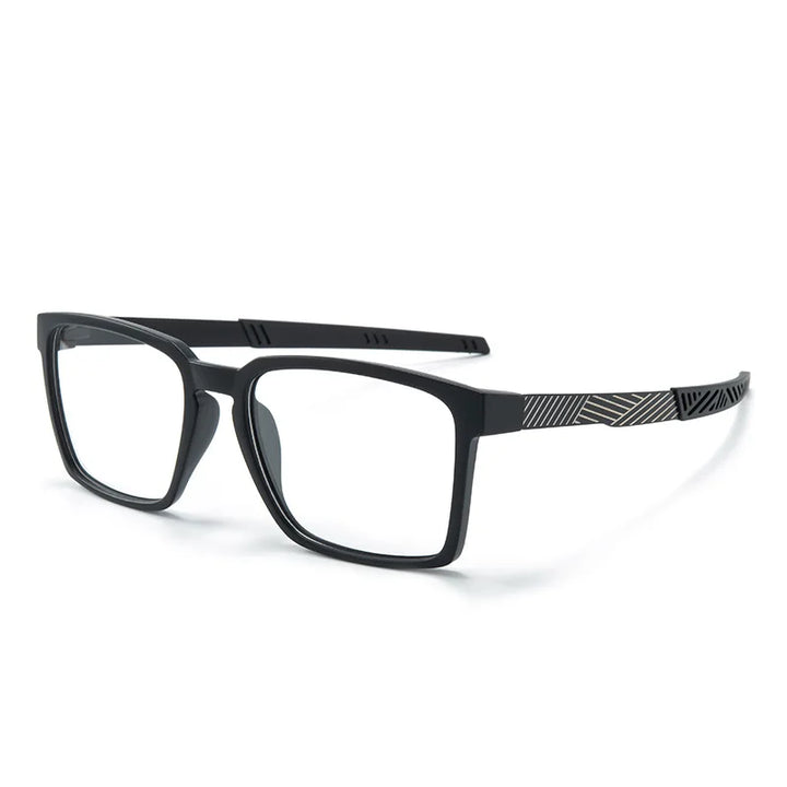 Yimaruili Women's Full Rim Square Tr 90 Alloy Sport Eyeglasses 48084