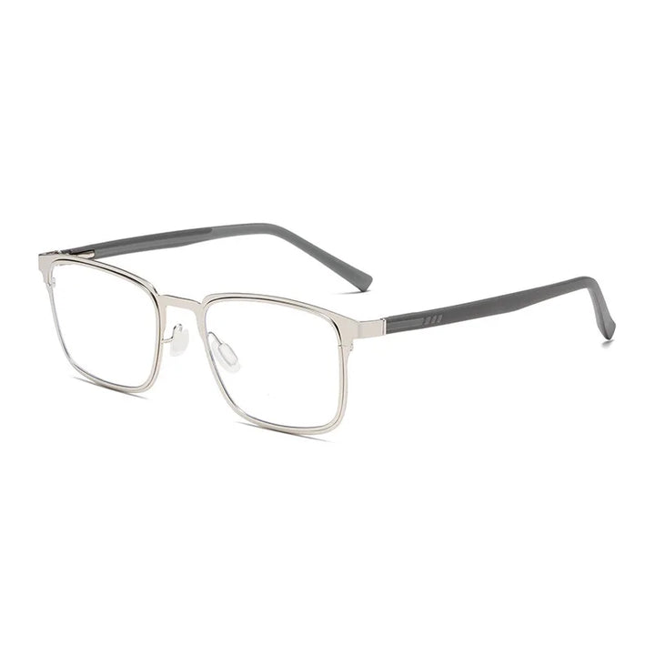 Xbora Unisex Full Rim Square Tr 90 Titanium Eyeglasses 48204