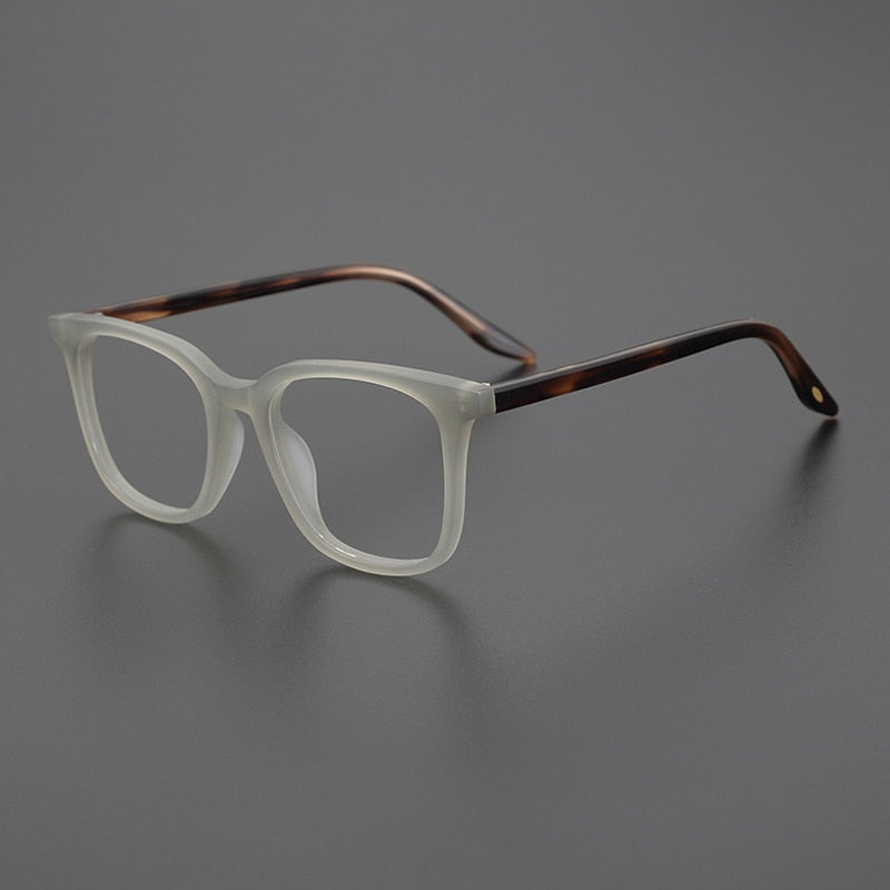 Gatenac Unisex Full Rim Square Acetate Eyeglasses Gxyj1024 Full Rim Gatenac