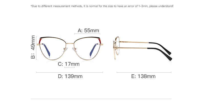 Vicky Unisex Full Rim Square Stainless Steel Reading Glasses 3105 Reading Glasses Vicky