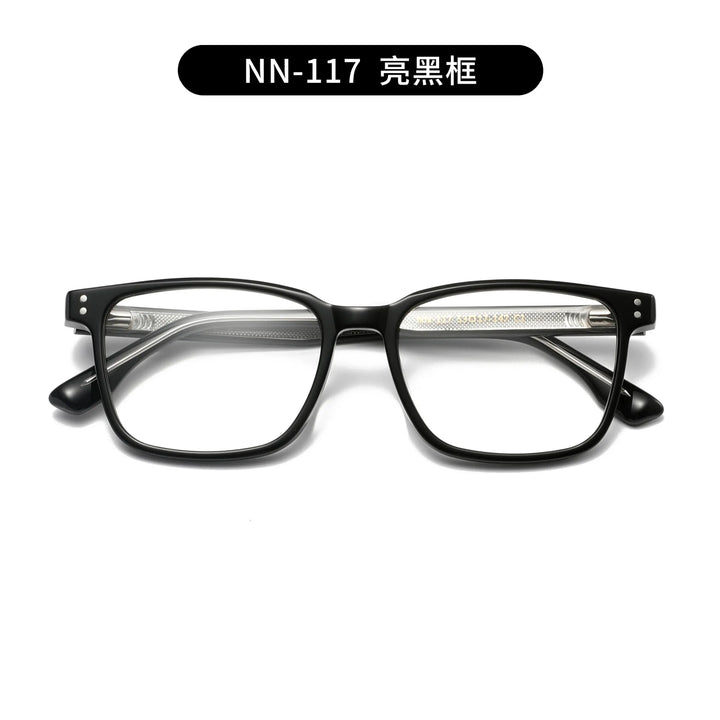 Nobler Unisex Full Rim Square Acetate Eyeglasses 74117 Full Rim Nobler C1