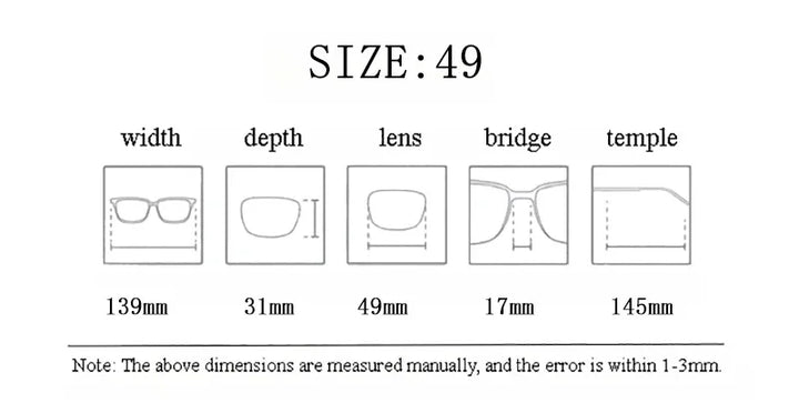 Hewei Unisex Full Rim Square Cat Eye Acetate Eyeglasses 19379 Full Rim Hewei