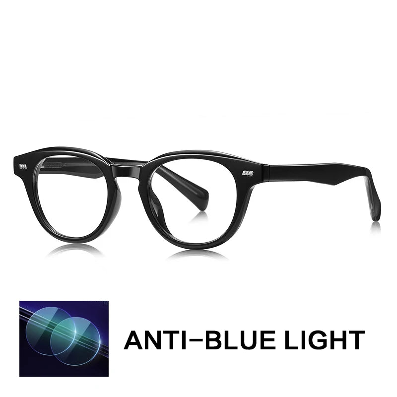 Gatenac Unisex Full Rim Oval Tr 90 Titanium Reading Glasses Gxyj9016