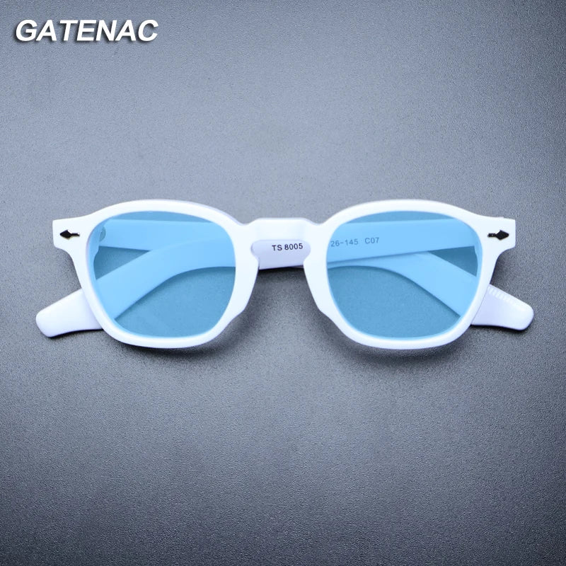Gatenac Unisex Full Rim Square Acetate Polarized Sunglasses M009 Sunglasses Gatenac   