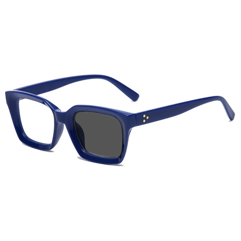 Kocolior Unisex Full Rim Square Acetate Hyperopic Reading Glasses 4913 Reading Glasses Kocolior