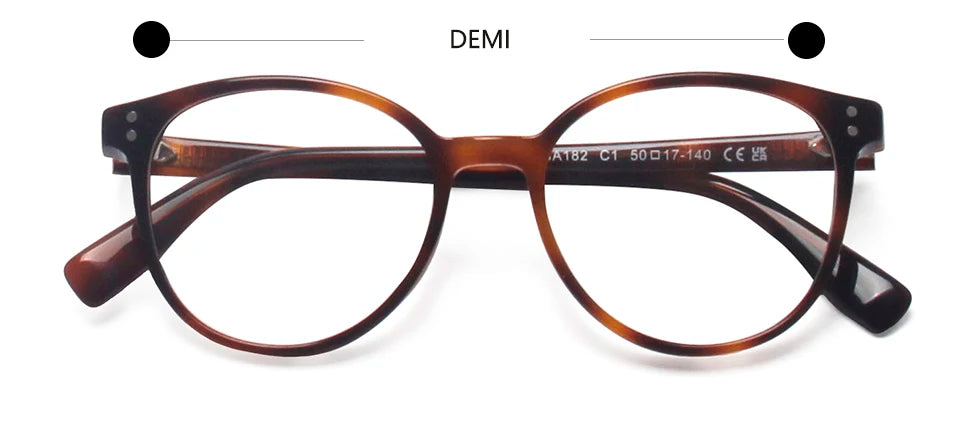 Esnbie Women's Full Rim Oval Square Acetate Eyeglasses 624821