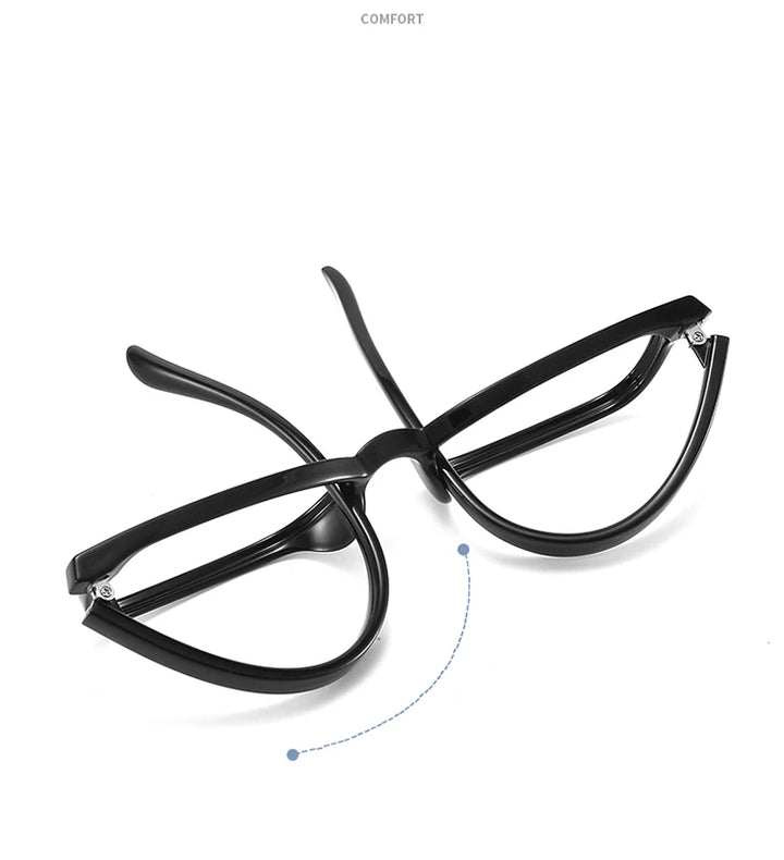 Bclear Unisex Small Full Rim Rectangle Plastic Eyeglasses 1058 Full Rim Bclear