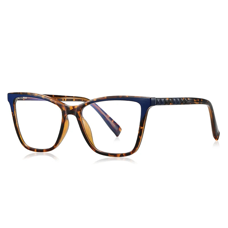 Vicky Unisex Full Rim Square Tr 90 Stainless Steel Reading Glasses 2116 Reading Glasses Vicky PFD2116-C3 Prescription custom
