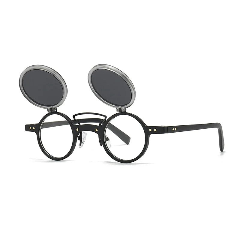 CCspace Unisex Full Rim Small Round Tr 90 Reading Glasses R57037 Reading Glasses CCspace C1Black 0