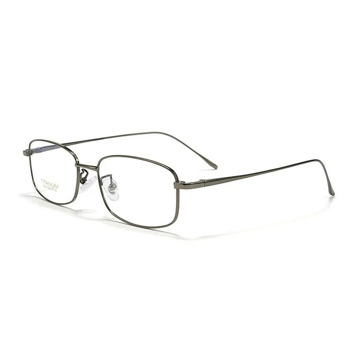CCspace Women's Full Rim Rectangle Square Titanium Reading Glasses 802585