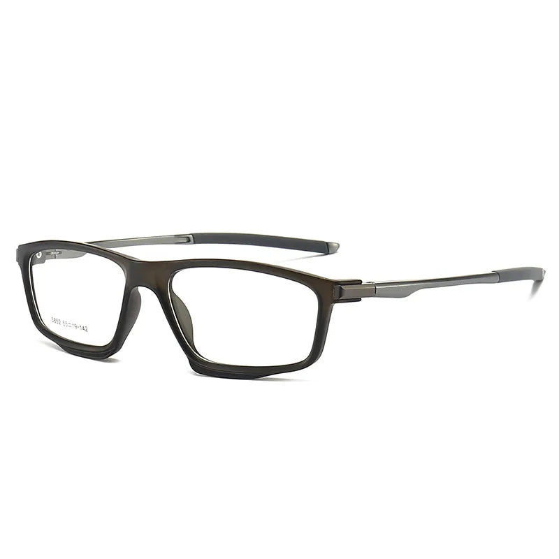 Xbora Unisex Full Rim Square Tr 90 Aluminum Sport Eyeglasses 45852