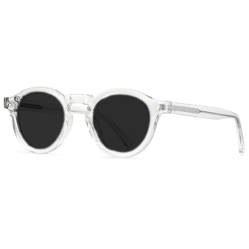 Kocolior Unisex Full Rim Small Round Acetate Eyeglasses Xk2090 Full Rim Kocolior Sunglasses T