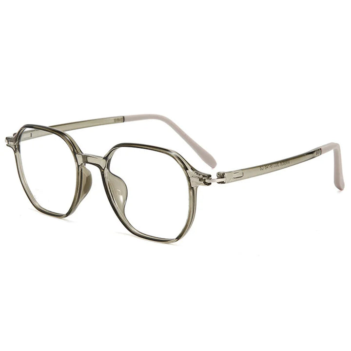 Kocolior Women's Full Rim Polygon Square Tr 90 Eyeglasses 56856