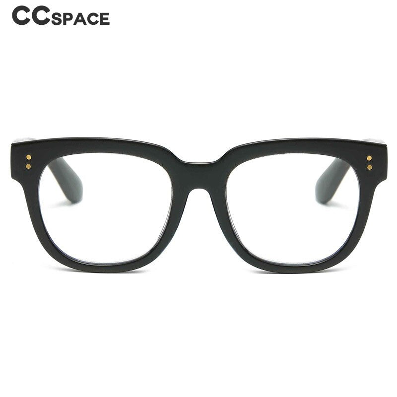 CCspace Unisex Full Rim Square Cat Eye Acetate Reading Glasses 55620 Reading Glasses CCspace
